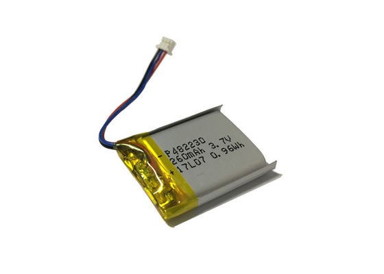 de Batterij van 3.7V 260mAh PAC, de Hoge Rate Discharge LiPO Batterij van 10C voor Draagbare Ventilator