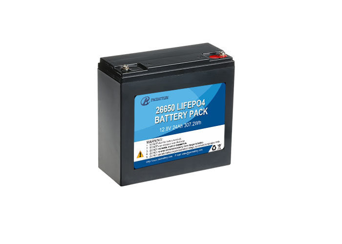 Navulbaar LiFePo4 de Batterijpak van 12V 24Ah met ABS Geval, LFP-Lithiumbatterij
